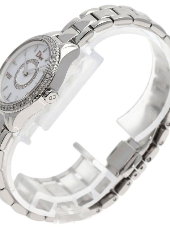 Dior Montaigne Diamond Bezel Watch SS main image 5